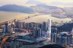 부산시내 전경