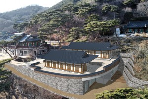 강화도 길상면에 위치한 고찰, 전등사 전경